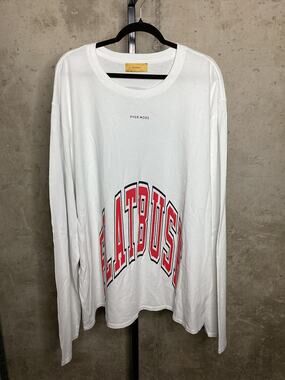 Pyer Moss Couture White Flatbush Shirt Sz. 2X